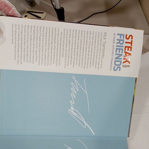 Steak With Friends At Home With Rick Tramonto Hardcover Cookbook - Picture 2 of 10